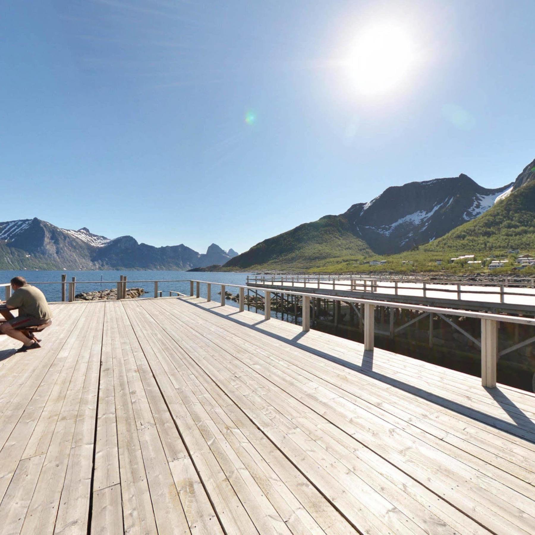 Mefjord Brygge Hotel Tromsø Exterior foto